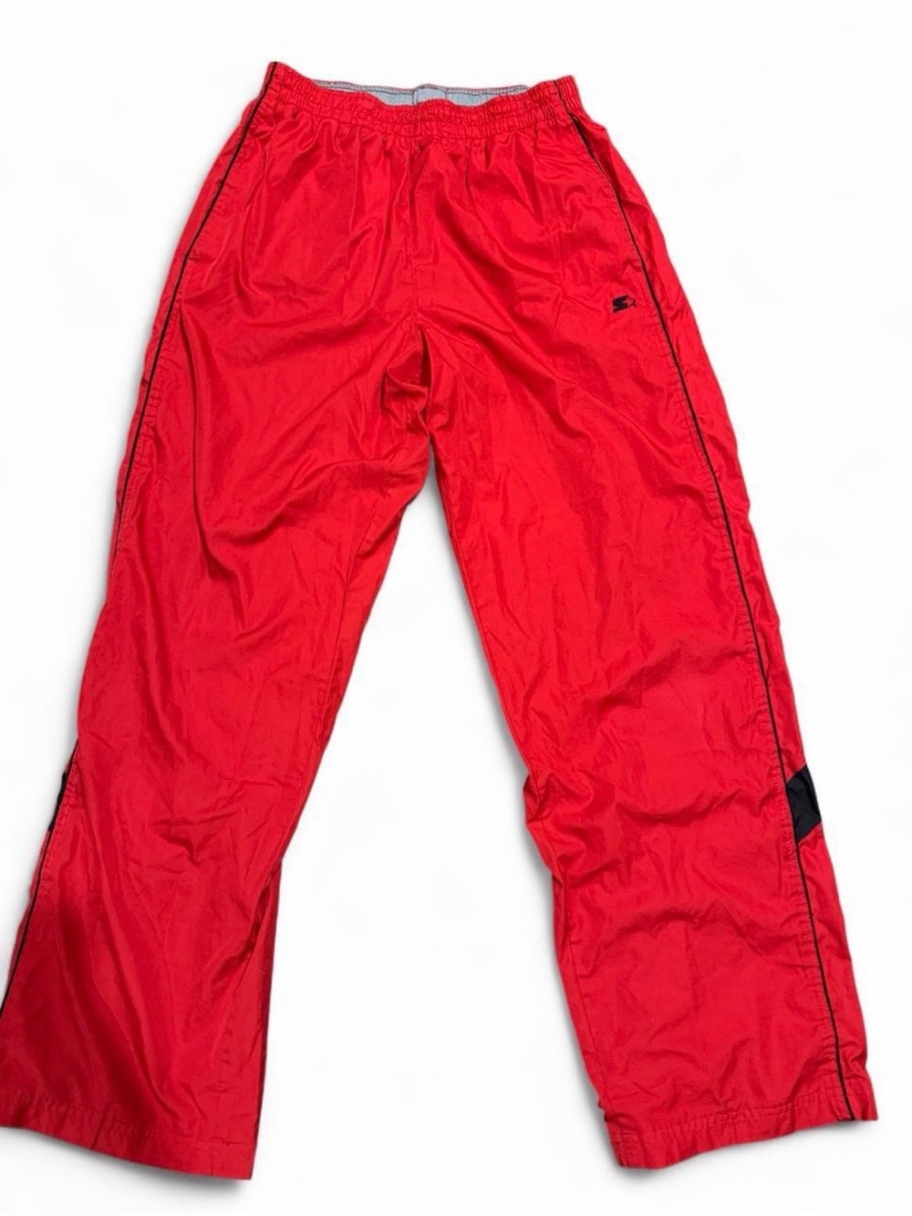 Vintage Starter Track Pants – Red/Black | Size XXL